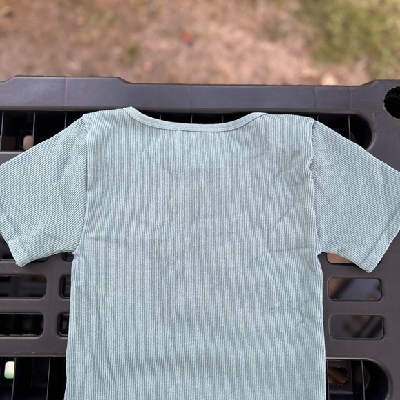 Women’s square neck ribbed crop - Picture 6 of 6